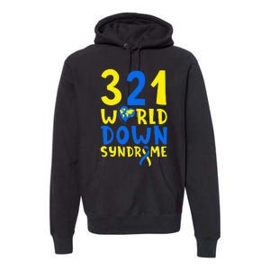 World Down Syndrome Day Awareness March 21 Premium Hoodie