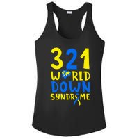 World Down Syndrome Day Awareness March 21 Ladies PosiCharge Competitor Racerback Tank