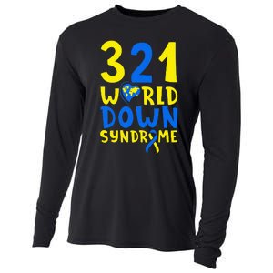 World Down Syndrome Day Awareness March 21 Cooling Performance Long Sleeve Crew