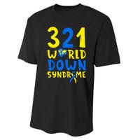 World Down Syndrome Day Awareness March 21 Performance Sprint T-Shirt