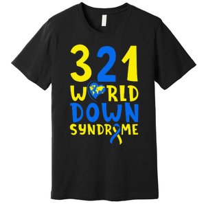 World Down Syndrome Day Awareness March 21 Premium T-Shirt