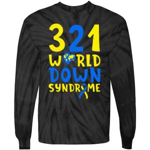 World Down Syndrome Day Awareness March 21 Tie-Dye Long Sleeve Shirt