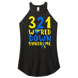 World Down Syndrome Day Awareness March 21 Women's Perfect Tri Rocker Tank