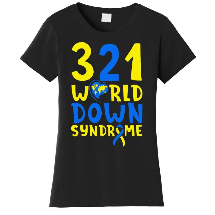 World Down Syndrome Day Awareness March 21 Women's T-Shirt