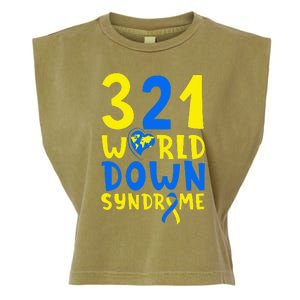 World Down Syndrome Day Awareness March 21 Garment-Dyed Women's Muscle Tee