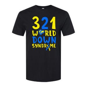 World Down Syndrome Day Awareness March 21 Softstyle CVC T-Shirt