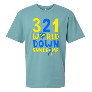 World Down Syndrome Day Awareness March 21 Sueded Cloud Jersey T-Shirt