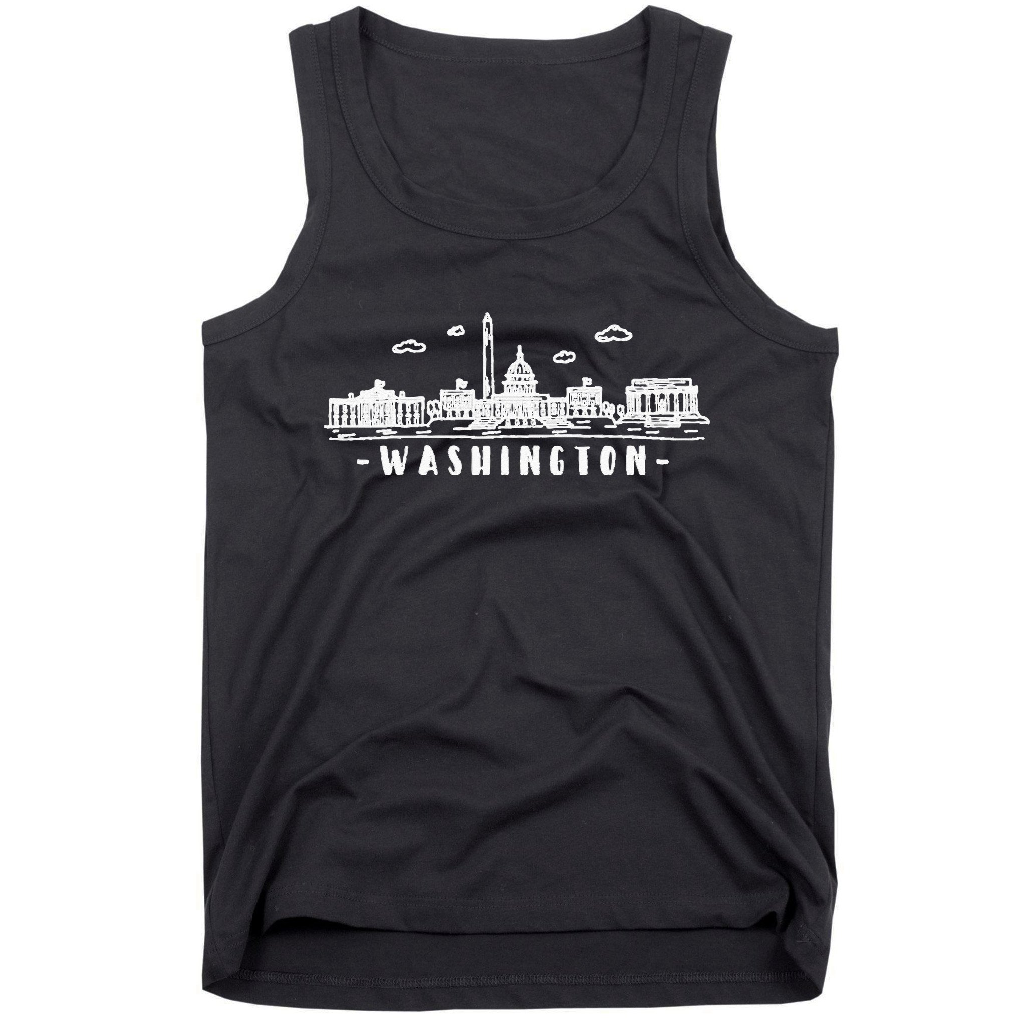 Washington DC Skyline Tank Top