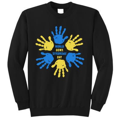 World Down Syndrome Day Awareness Support Trending Gift Idea Sweatshirt