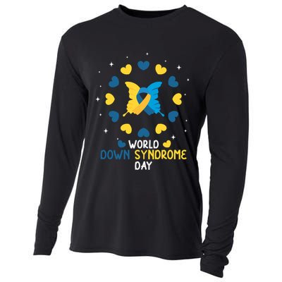 World Down Syndrome Day Awareness Cooling Performance Long Sleeve Crew