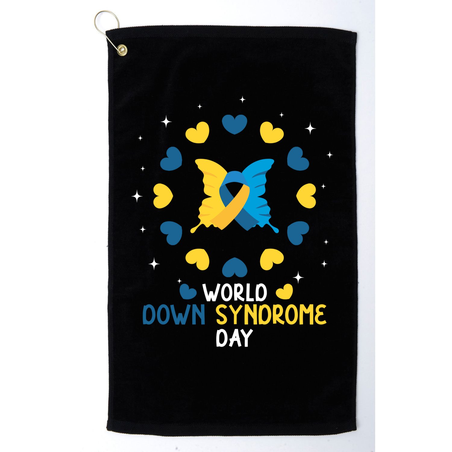 World Down Syndrome Day Awareness Golf Towel