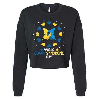 World Down Syndrome Day Awareness Cropped Pullover Crew