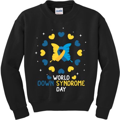 World Down Syndrome Day Awareness Kids Sweatshirt