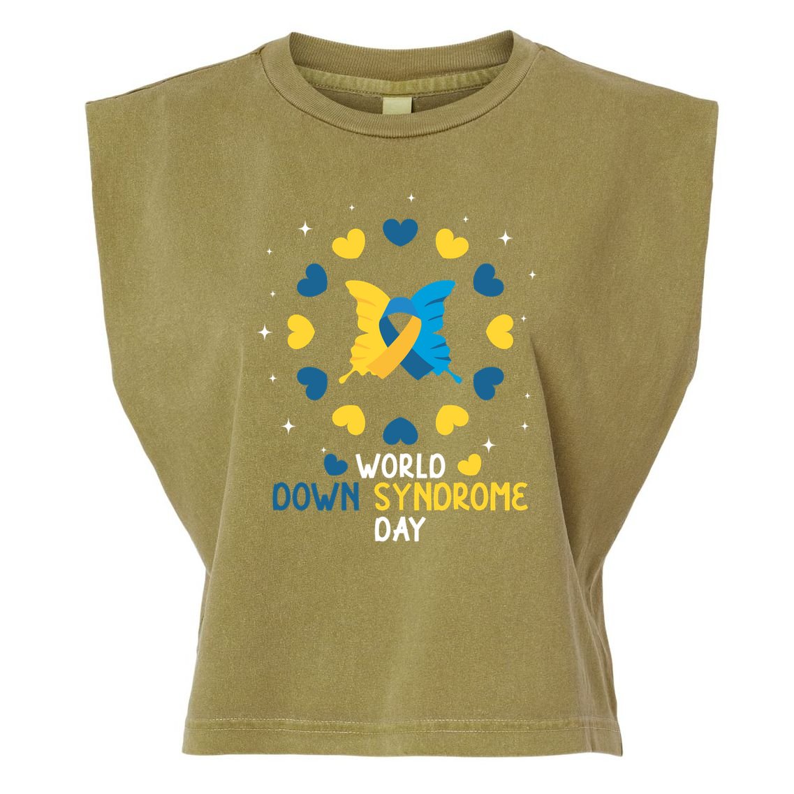 World Down Syndrome Day Awareness Garment-Dyed Women's Muscle Tee