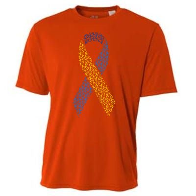 World Down Syndrome Day Awareness Ribbons Cooling Performance Crew T-Shirt