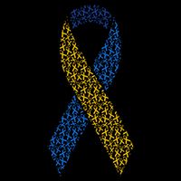 World Down Syndrome Day Awareness Ribbons Doggie Tank
