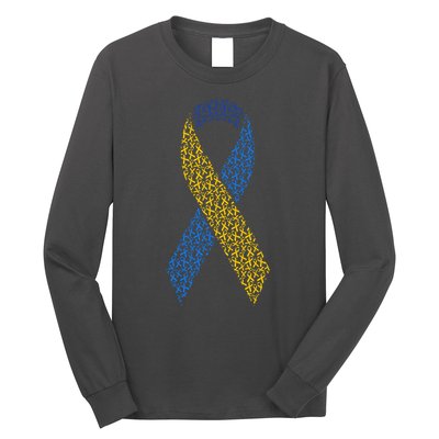 World Down Syndrome Day Awareness Ribbons Long Sleeve Shirt