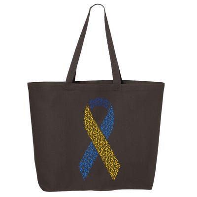 World Down Syndrome Day Awareness Ribbons 25L Jumbo Tote