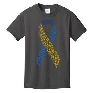 World Down Syndrome Day Awareness Ribbons Kids T-Shirt