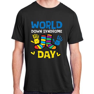 World Down Syndrome Day Awareness T21 Teacher Women Adult ChromaSoft Performance T-Shirt