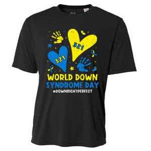 World Down Syndrome Day 321 Awareness Support Cooling Performance Crew T-Shirt