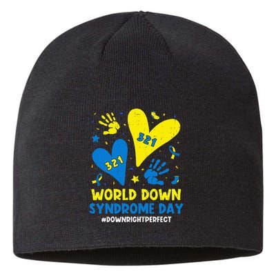 World Down Syndrome Day 321 Awareness Support Sustainable Beanie