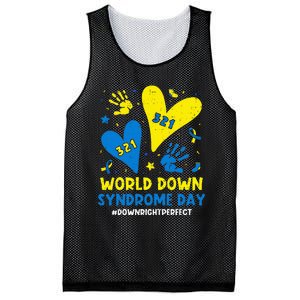 World Down Syndrome Day 321 Awareness Support Mesh Reversible Basketball Jersey Tank