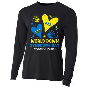 World Down Syndrome Day 321 Awareness Support Cooling Performance Long Sleeve Crew