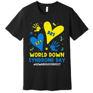 World Down Syndrome Day 321 Awareness Support Premium T-Shirt