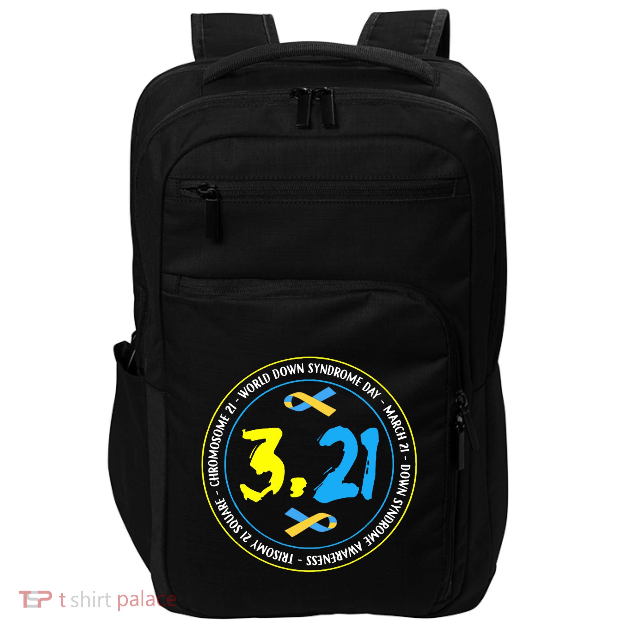 World Down Syndrome Day March 12st Impact Tech Backpack