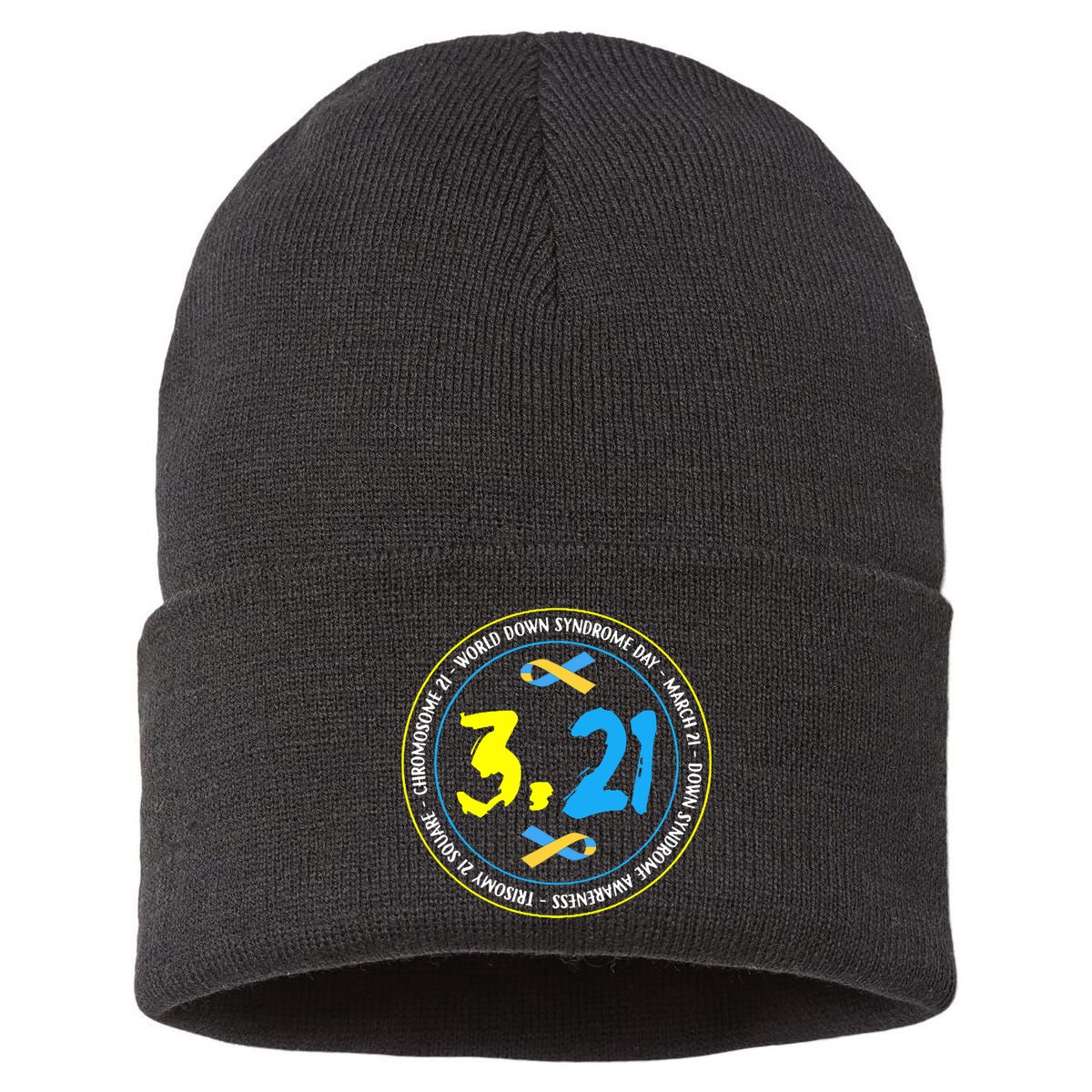 World Down Syndrome Day March 12st Sustainable Knit Beanie