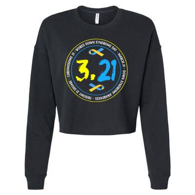 World Down Syndrome Day March 12st Cropped Pullover Crew