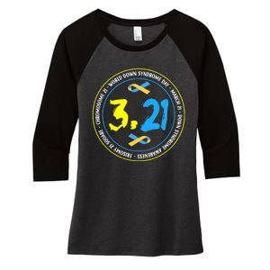 World Down Syndrome Day March 12st Women's Tri-Blend 3/4-Sleeve Raglan Shirt