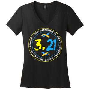 World Down Syndrome Day March 12st Women's V-Neck T-Shirt