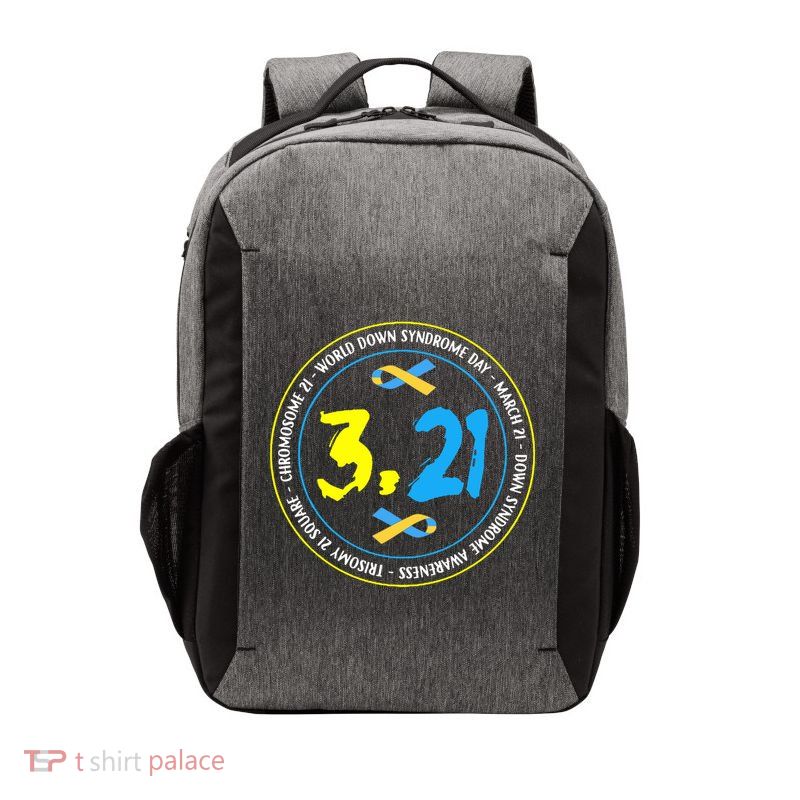 World Down Syndrome Day March 12st Vector Backpack