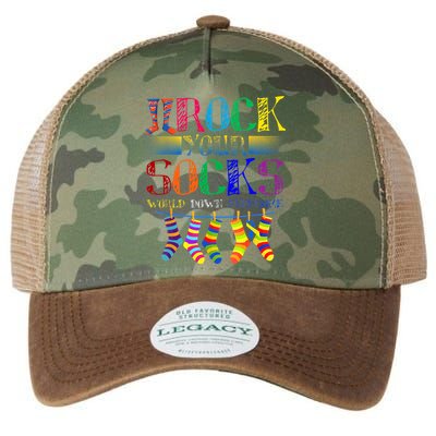 World Down Syndrome Day Rock Your Socks Globe Ribbon Legacy Tie Dye Trucker Hat