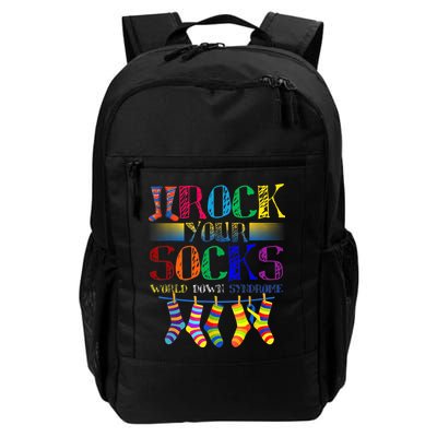 World Down Syndrome Day Rock Your Socks Globe Ribbon Backpack
