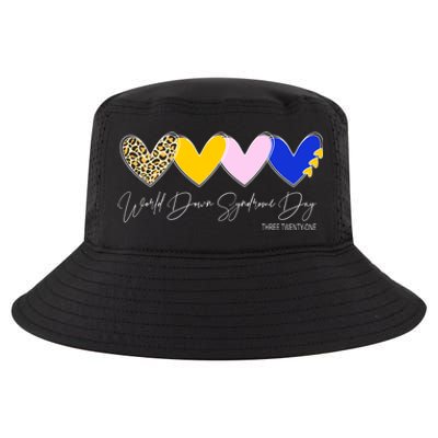 World Down Syndrome Day March 21st Awareness Heart Cool Comfort Performance Bucket Hat