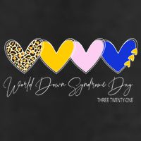 World Down Syndrome Day March 21st Awareness Heart Cool Comfort Performance Bucket Hat
