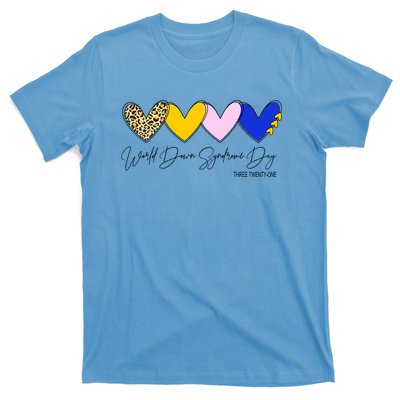 World Down Syndrome Day March 21st Awareness Heart T-Shirt