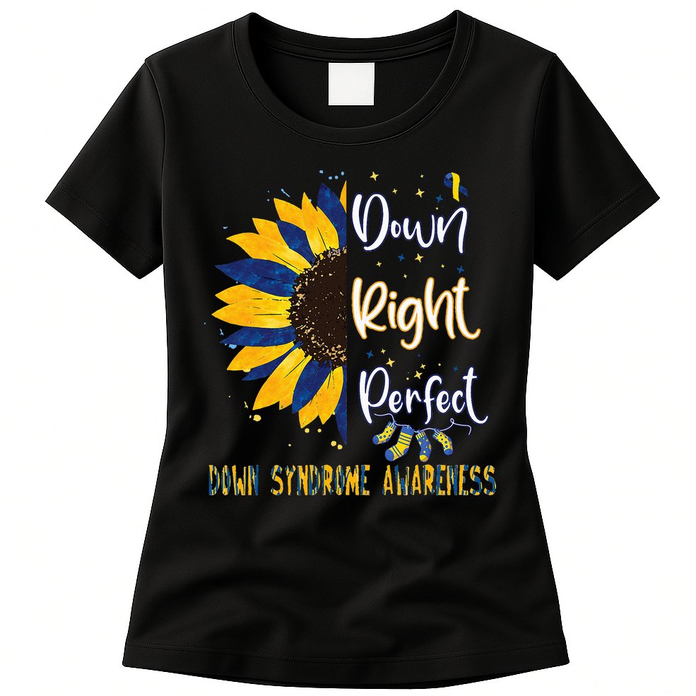 World Down Syndrome Day Awareness Socks 21 March Womens T-Shirt