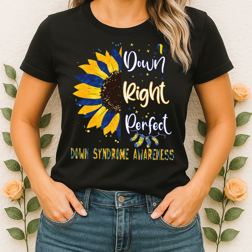 World Down Syndrome Day Awareness Socks 21 March Womens T-Shirt