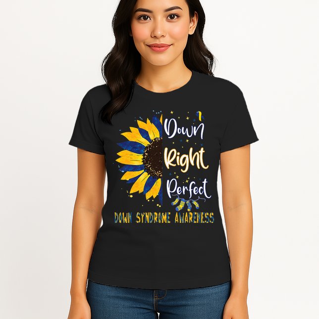 World Down Syndrome Day Awareness Socks 21 March Womens T-Shirt