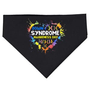 World Down Syndrome Day Awareness Socks 21 March USA-Made Doggie Bandana