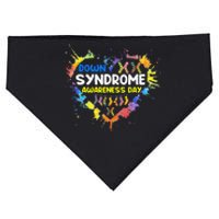 World Down Syndrome Day Awareness Socks 21 March USA-Made Doggie Bandana