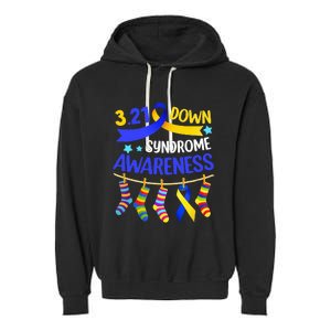 World Down Syndrome Day Awareness Socks 21 March Garment-Dyed Fleece Hoodie