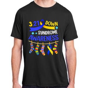 World Down Syndrome Day Awareness Socks 21 March Adult ChromaSoft Performance T-Shirt