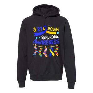 World Down Syndrome Day Awareness Socks 21 March Premium Hoodie