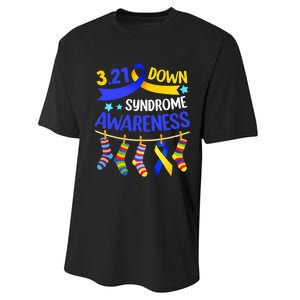 World Down Syndrome Day Awareness Socks 21 March Performance Sprint T-Shirt