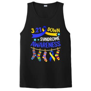 World Down Syndrome Day Awareness Socks 21 March PosiCharge Competitor Tank